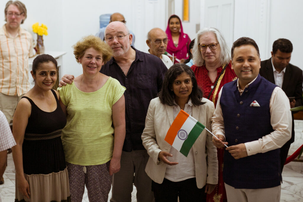 Cast and crew of India Gate with Ealing Central and Acton MP Dr Rupa Huq