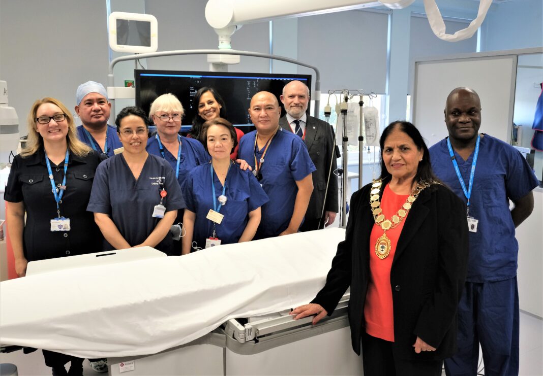 Ealing Mayor opens Ealing Hospital's new cath lab.