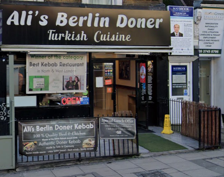 Ali's Berlin Doner. Photo: Google Maps