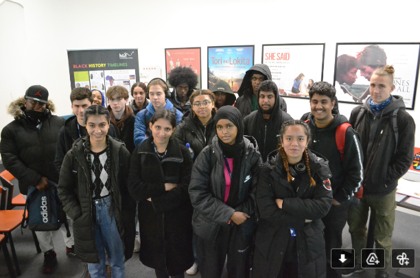 Creative Media students from West London College's Ealing Green College campus see Black Panther
