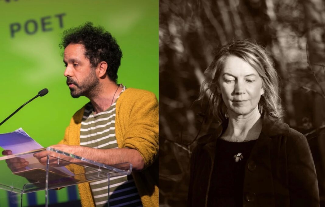 Poets Zaffar Kunial and Katharine Towers