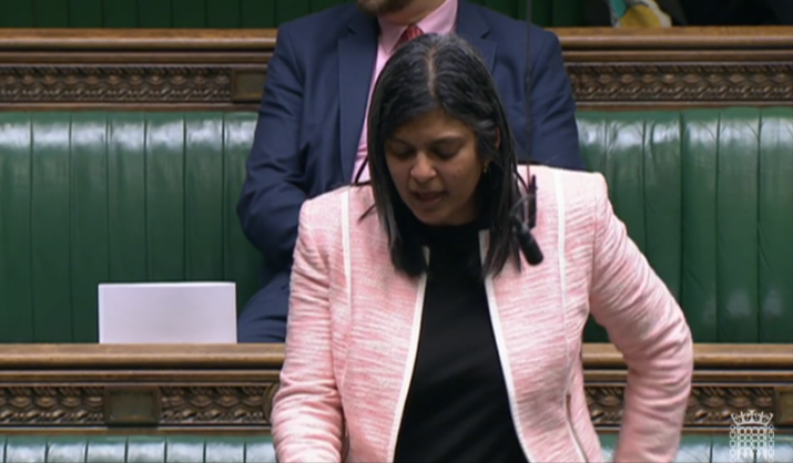 Dr Rupa Huq raises concerns in Commons form residents of Acton Gardens