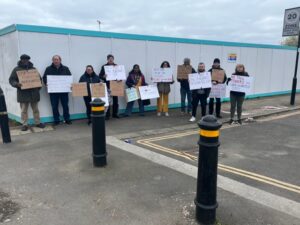 Cloister Close protesters