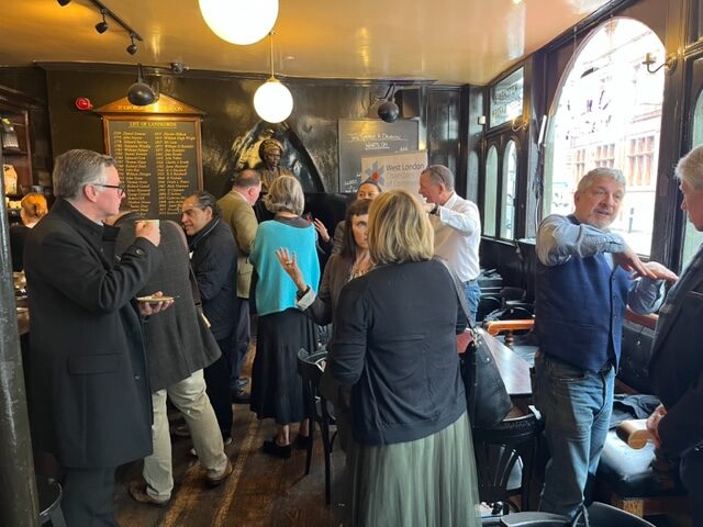 Networking at Acton Business Breakfast