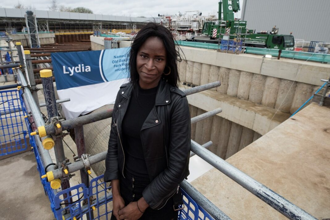 HS2 tunnel machine named after Lydia Gandaa