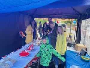 Midhurst Road Street Party for Coronation of King Charles III