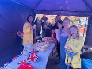 Midhurst Road Street Party for Coronation of King Charles III