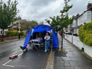 Midhurst Road Street Party for Coronation of King Charles III