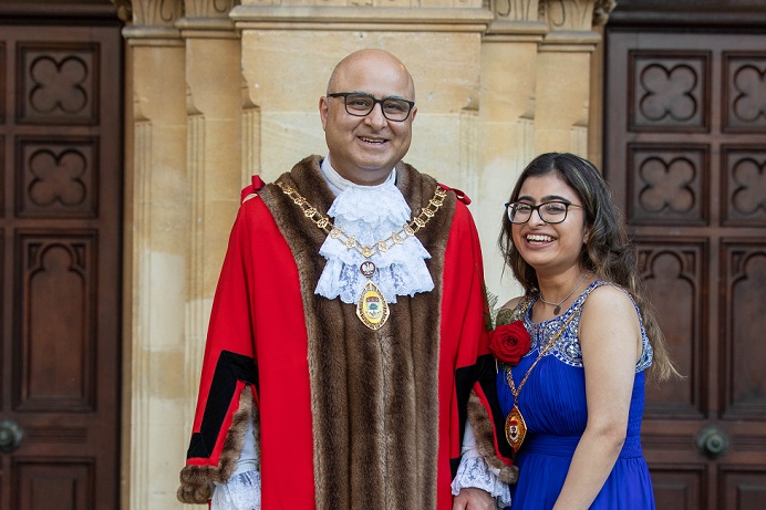 Mayor of Ealing Councillor HiteshTailor will be supported in his role by consort Miss Chaitali Tailor. Photo: Ealing Council