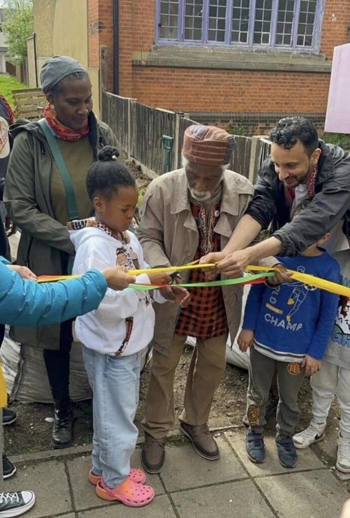 The Jessica Huntley Community Garden opens in West Ealing. Photos by Eddie Osei and Amariit Chandan.