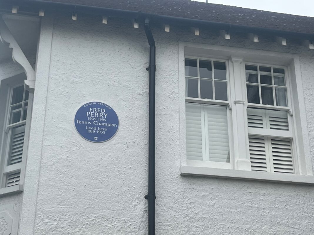 Fred Perry Blue Plaque