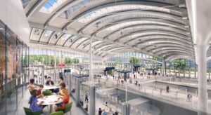 CGI of what Old Oak Common Station will look like. Photo: HS2.