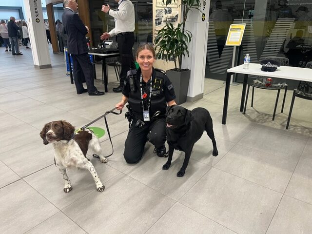 Police dogs meeting Ealing residents