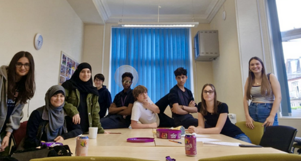 Young people at Hanwell Community Library's Youth Club