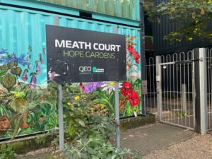 One of two entrances to Meath Court, Hope Gardens, Acton. Photo: EALING.NEWS