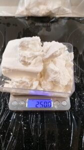 Quarter Kilogram of Cocaine. Photo: Metropolitan Police