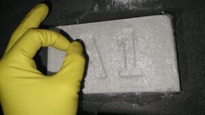 Cocaine unpackaged with A1 Stamp. Photo: Metropolitan Police