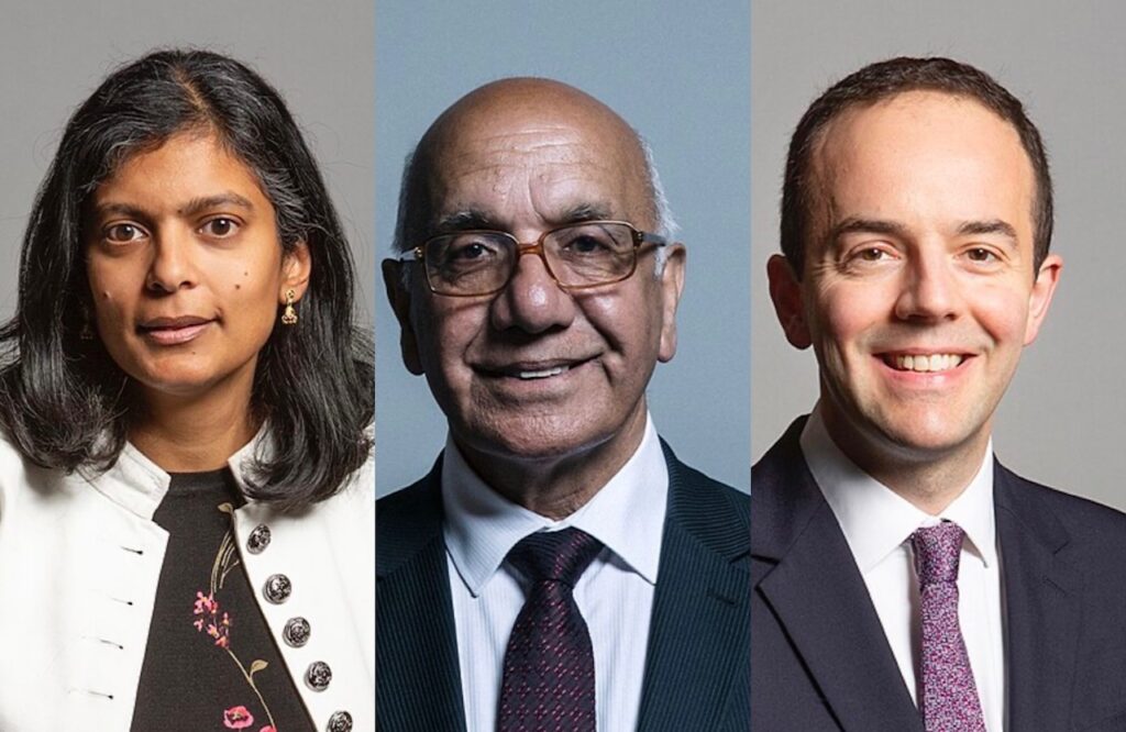 Ealing MPs, Rupa Huq, Virendra Sharma, James Murray