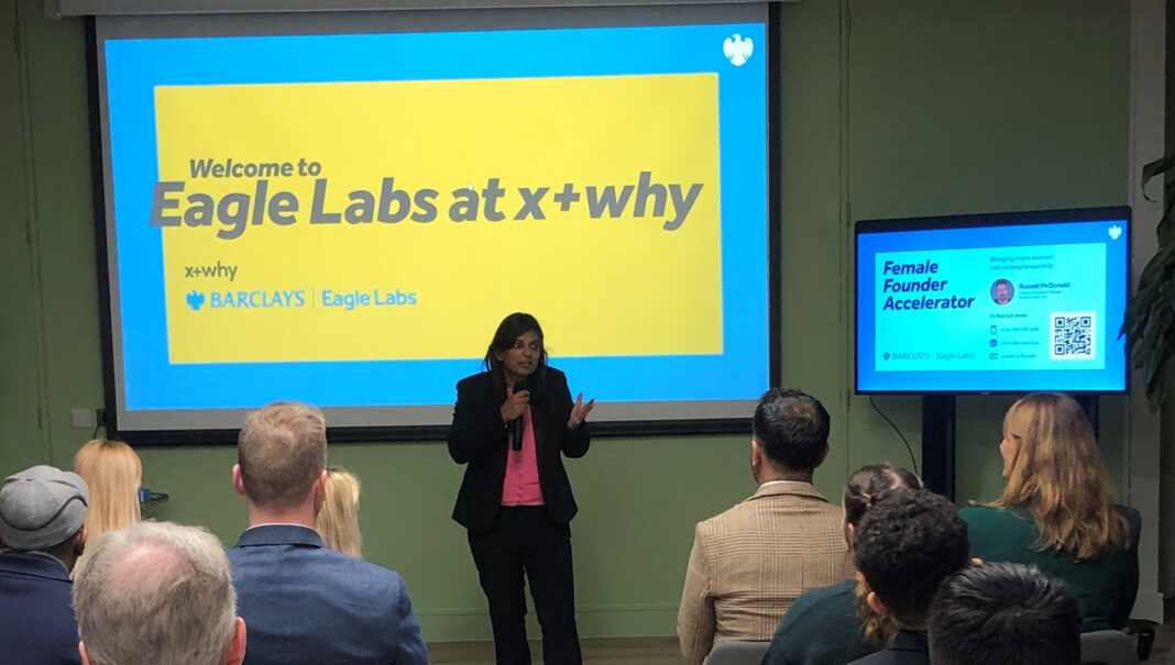 Ealing Central & Acton MP Rupa Huq at the Eagle Lab launch. Photo: Barclays