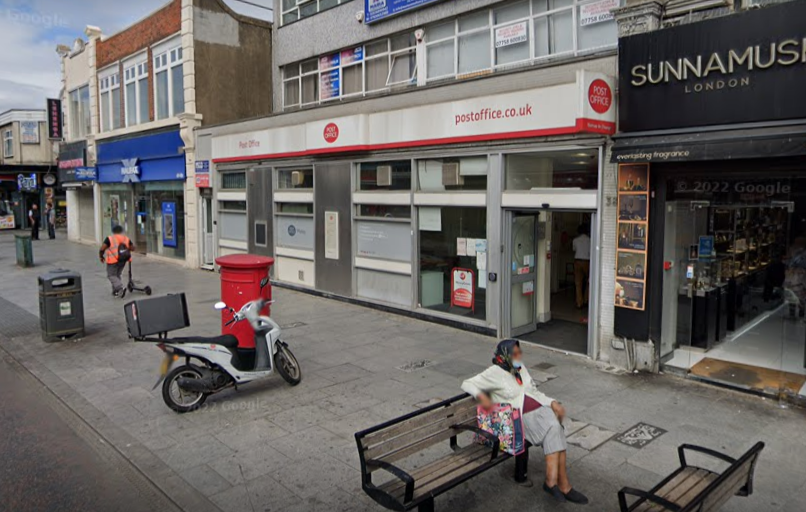 Southall Broadway Post Office .Photo: Google Maps