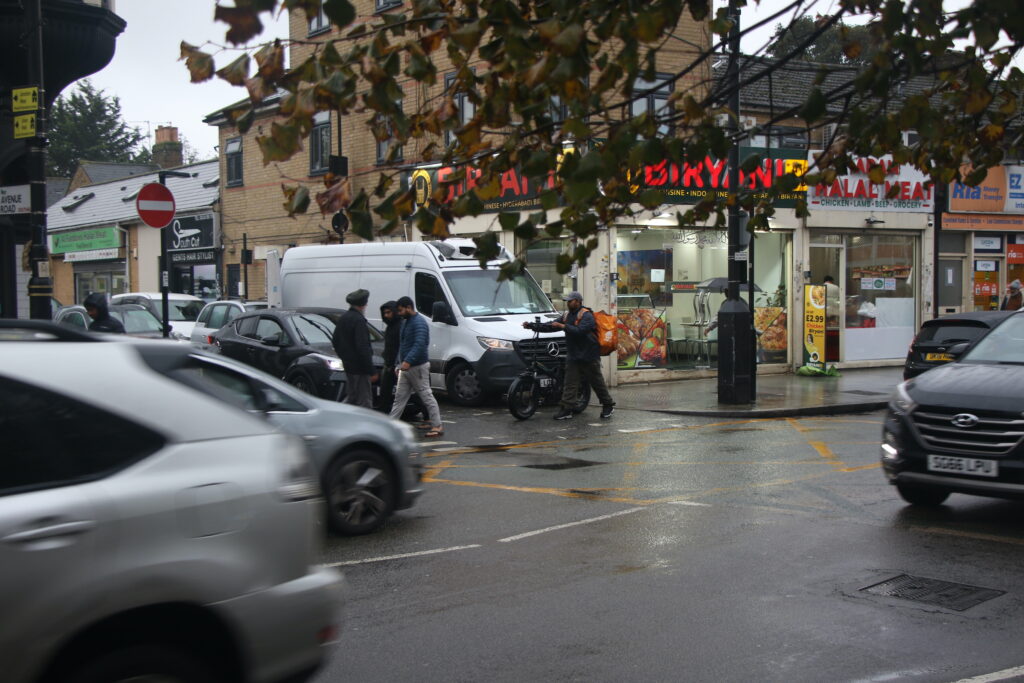 Southall High Street at Avenue Road. Photo: London Cycling Campaign