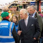 King Charles III visits Ealing Broadway and meets LAGER Can. Photo: SWNS / British Land.