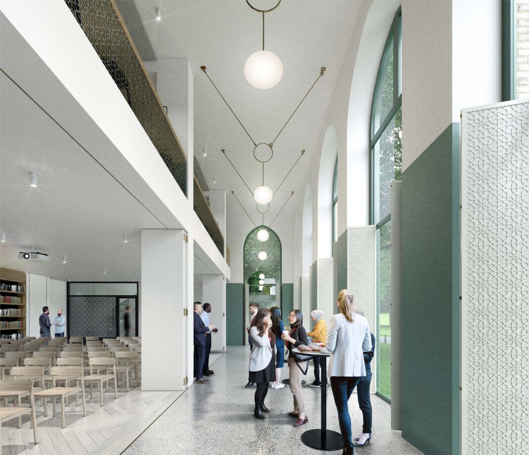 New Caspian Cultural Centre in Acton. CGI image: GRID Architects