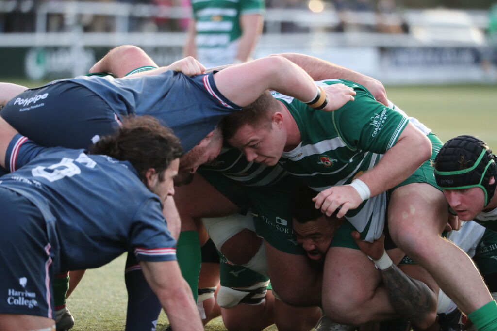 Ealing Trailfinders taking on Doncaster Knights. Photo: Ealing Trailfinders