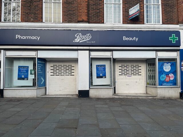 Boots closing down in Greenford Broadway. Photo: EALING.NEWS