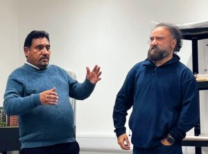 Rehearsals for Go Back Home. Photo: Punjabi Theatre Academy