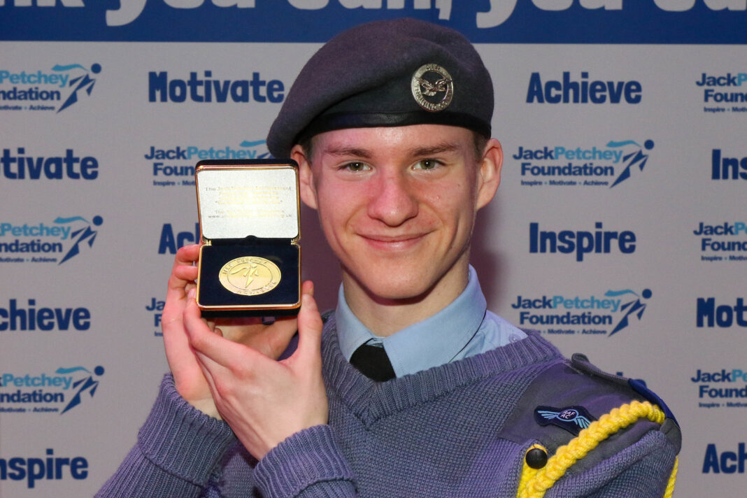 Daniel Wong, 15, who attends Air Cadets Middlesex Wing 14F Northolt. Photo: Jack Petchey Foundation