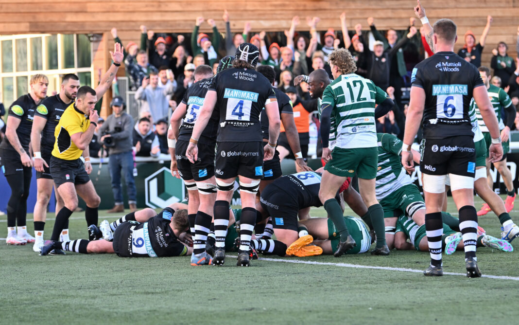 Ealing Trailfinders v Leicester Tigers Premiership Rugby Cup Photo by Alan Stanford/PRiME Media Images