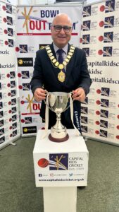 Mayor of Ealing, Councillor Hitesh Tailor with William Greaves Trophy