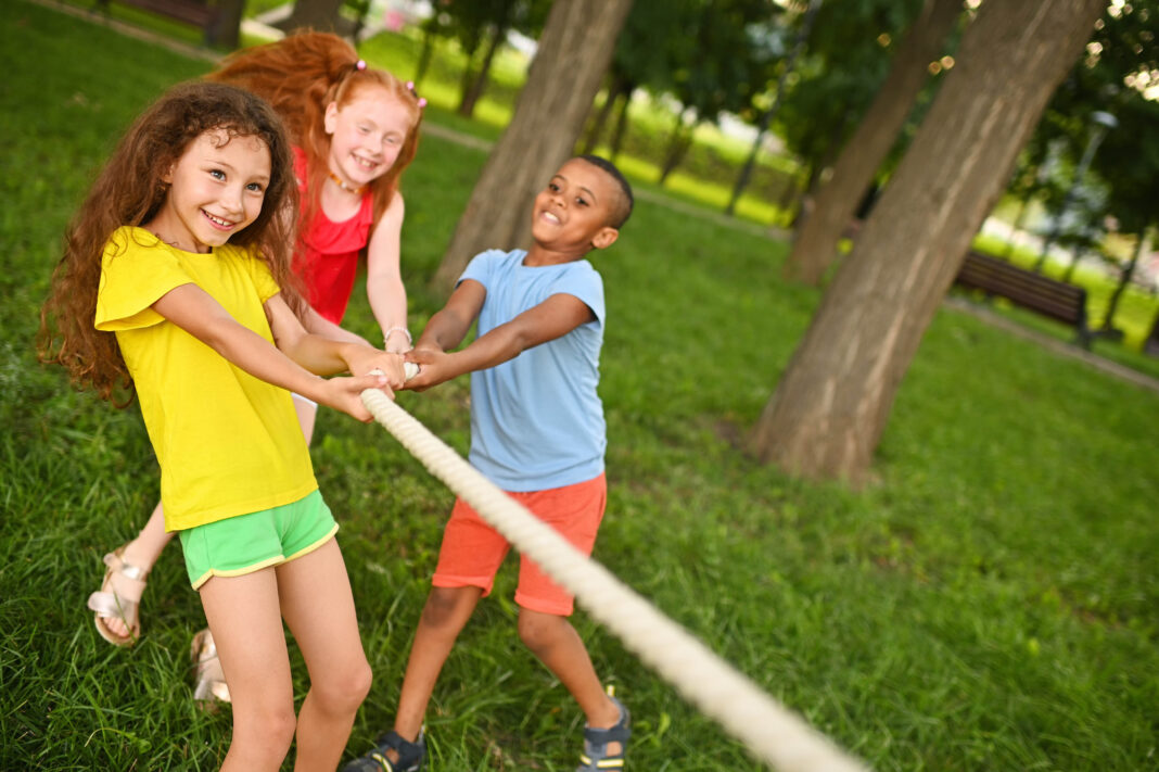 Children having fun