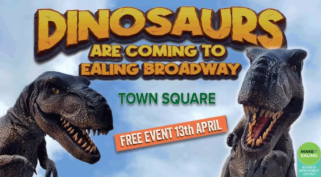 Dinosaurs coming to Ealing Brodway shopping centre