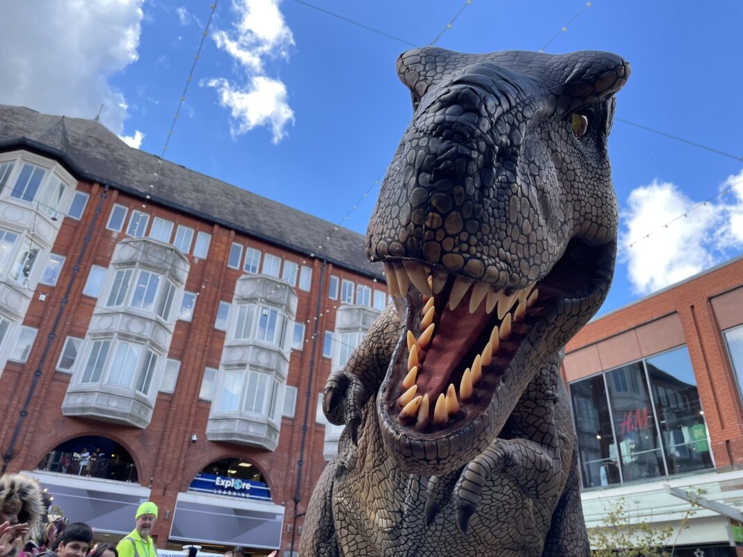 Dinosaurs coming to Ealing Brioadway shopping centre. Photo: Make It Ealing