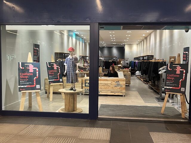 Preloved school uniform shop at Ealing Broadway shopping centre. Photo: EALING.NEWS