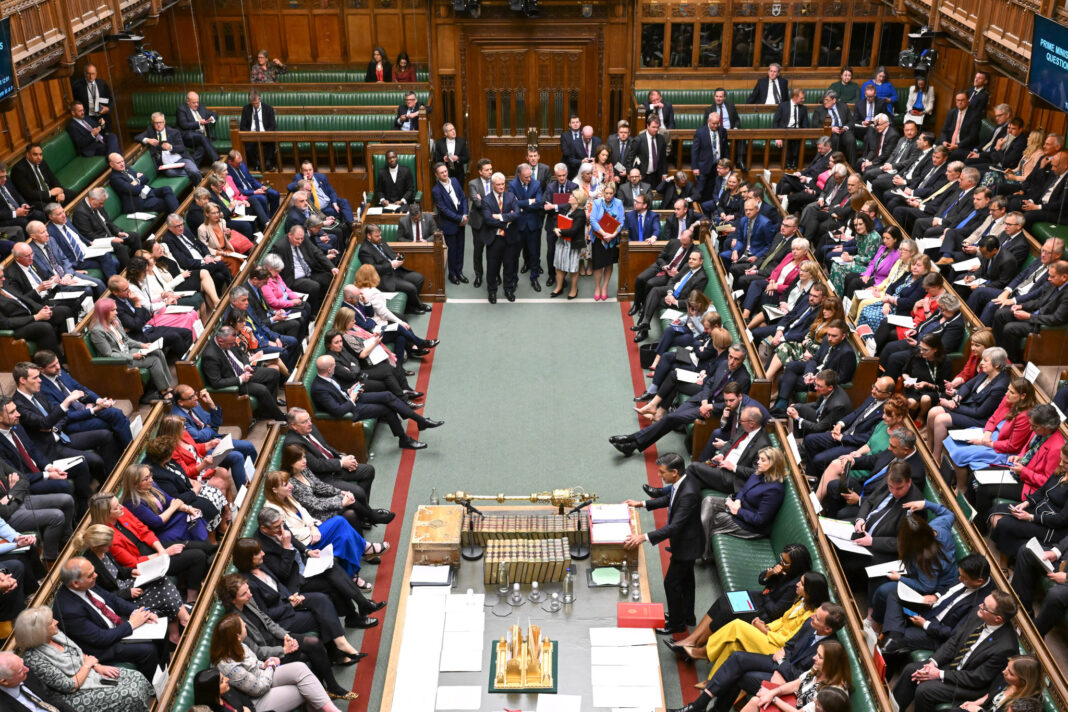 Prime Minister's Questions at House of Commons 15 May 2024. Photo: Copyright House of Commons