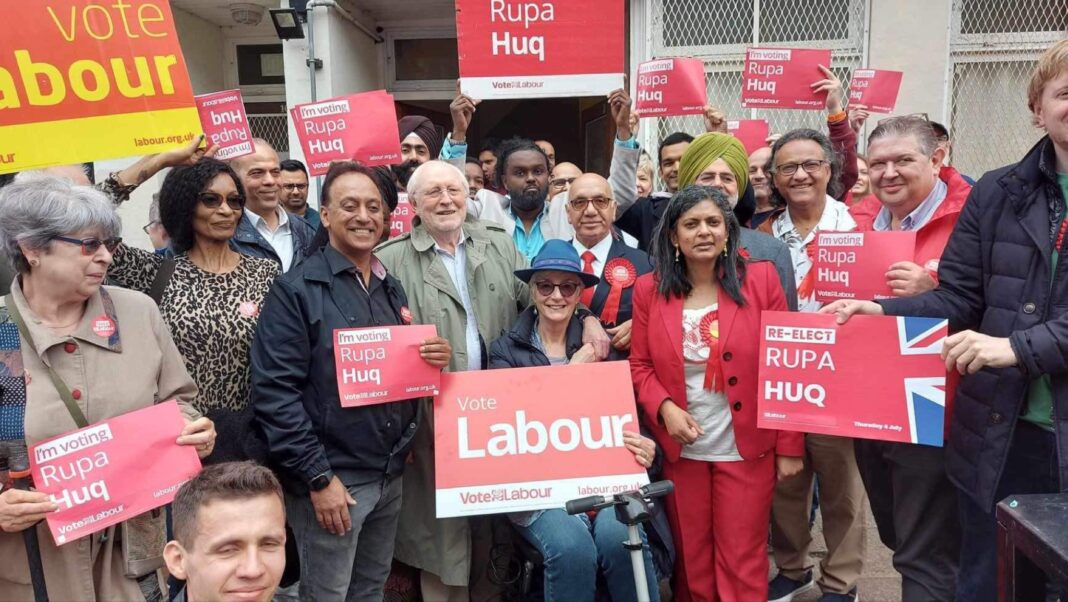 Launch of re-election campaign for Dr Rupa Huq. Photo: X/Dr Rupa Huq