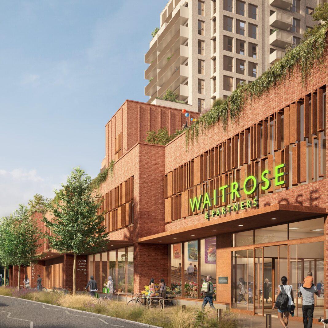 Waitrose West Ealing. CGI image: Secchi Smith & LDS