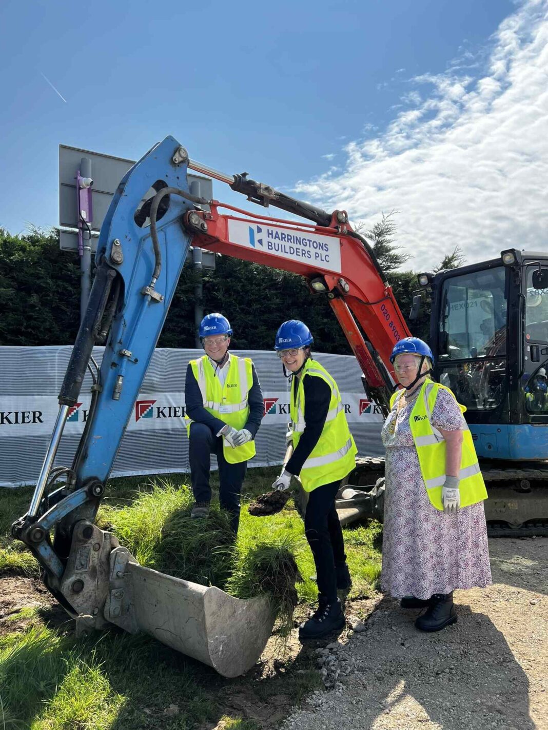 Groundbreaking ceremony at Northolt High School with Mayor of Ealing, Councillor Yvonne Johnson. Photo: Northolt High School