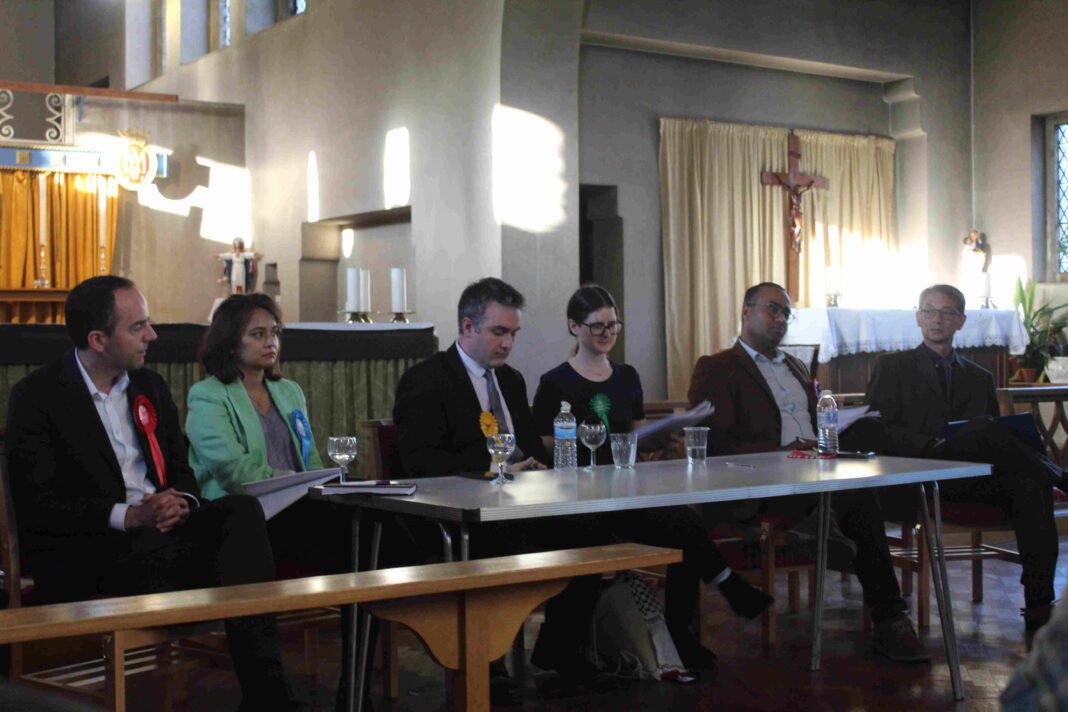 Ealing North hustings. Photo: Shaheena Uddin