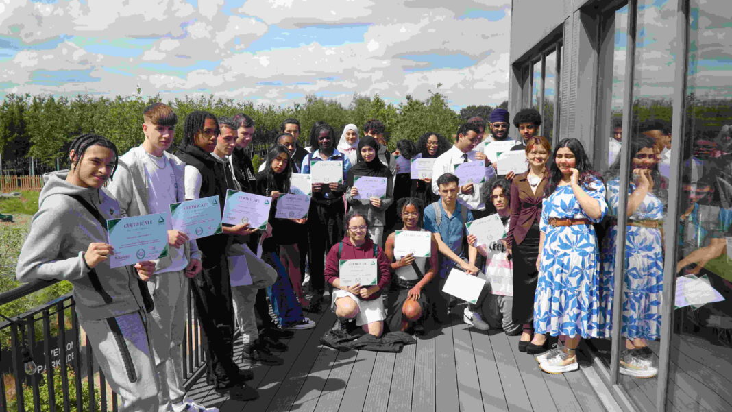 2024 Groundwork Youth Leadership Programme,. Photo: Groundwork/ Berkeley Foundation