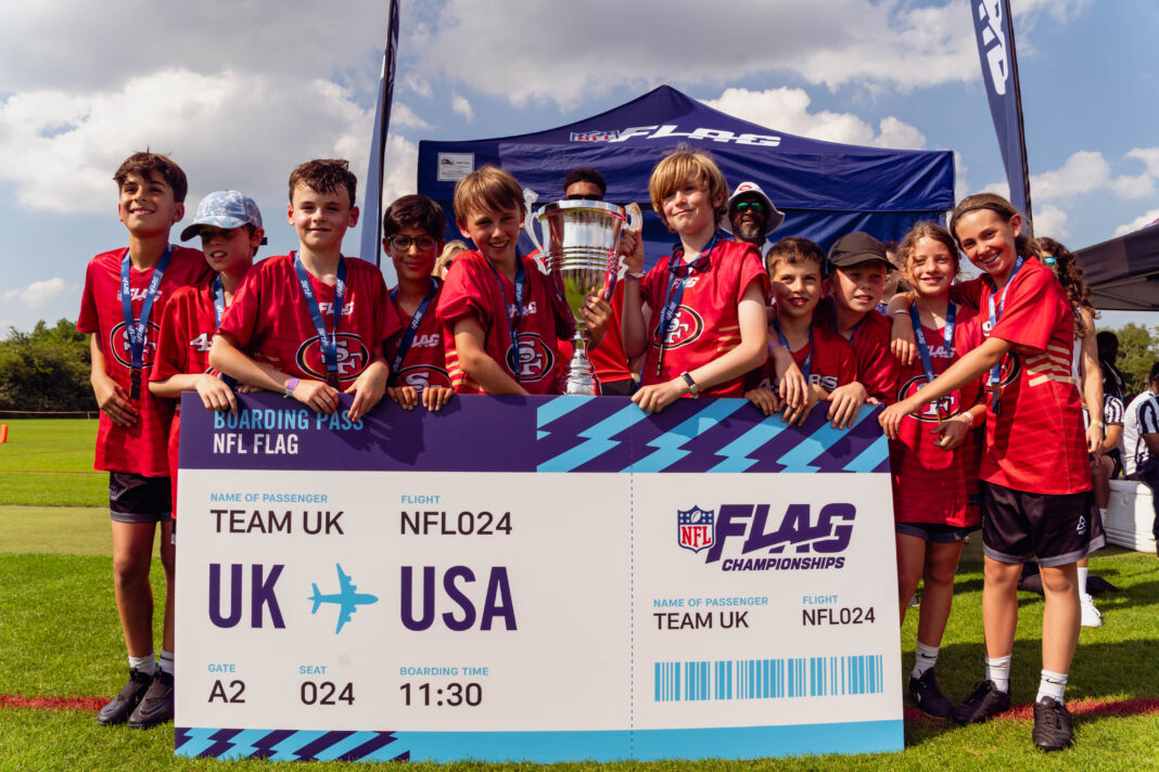 Little Ealing Primary School win NFL Flag National Championship. Photo: NFL