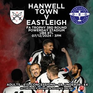 Hanwell Town take on Eastleigh