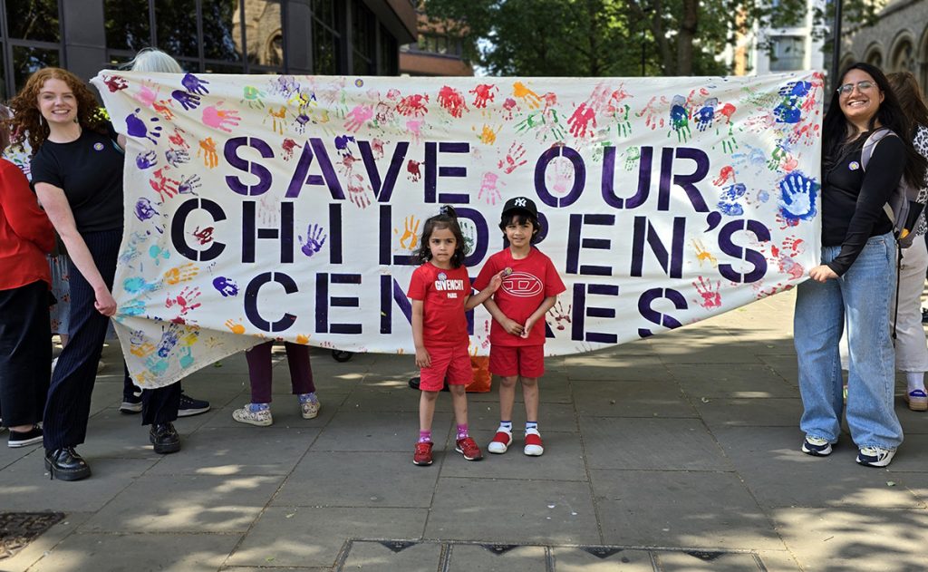 Campaign to save Ealing children's centres. Photo: Save Ealing Children’s Centres