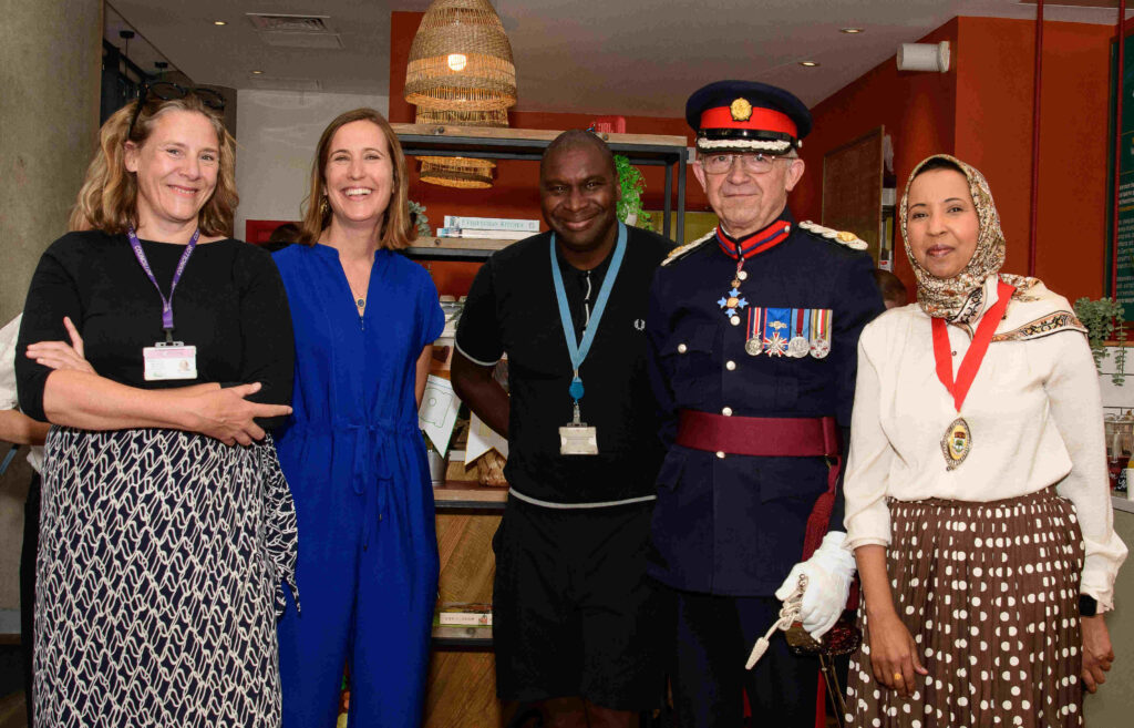 (L-R) Polly Knewstub, Muriel Dele Ryder, Richard Kornicki, Fabduma Mohamed. Photo: Anne Valluy Photography.